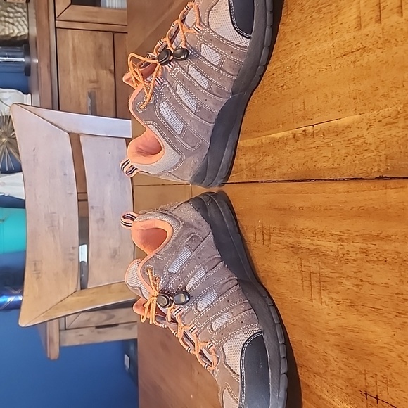 ANODYNE BROWN AND ORANGE HIKING SHOES SZ 10.5 - Picture 5 of 16